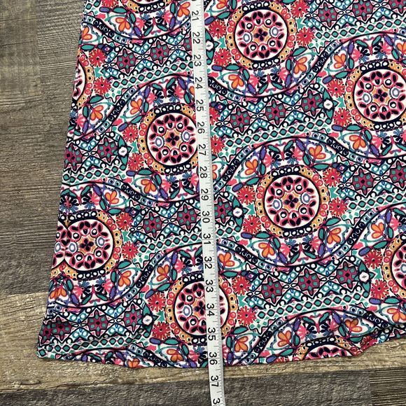 Cupio Women's Racerback Mandala Print Sleeveless Swing Dress Boho Size M - Picture 10 of 11